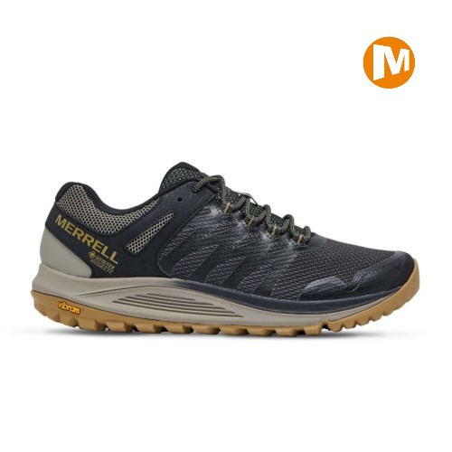 Merrell Nova 2 GORE-TEX Laufschuhe Herren Schwarz [DE-GQNRH]